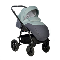 Детская коляска Indigo Charlotte Sity 2 в 1 Cs 02 т.серый+шалфей
