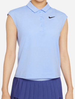 Женское поло Nike Court Dri-Fit Victory Polo W - aluminum/black