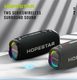 Колонка портативная Hopestar, A6 Max, Bluetooth, цвет: серый