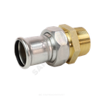 Муфта разъемная сталь нерж AISI 316L Дн 42х1 1/2" Ру16 пресс/НР Inoxpres RM 184042002