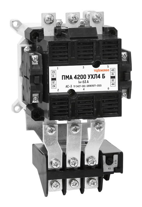 Пускатель магнитный ПМА-4200 УХЛ4 Б 110В 2з+2р Texenergo