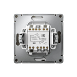 ARTGALLERY 2-клавишный ВЫКЛЮЧАТЕЛЬ ДЛЯ ЖАЛЮЗИ, 2х сх.4, 10А, механизм, быстрозажим. клем., МОККО