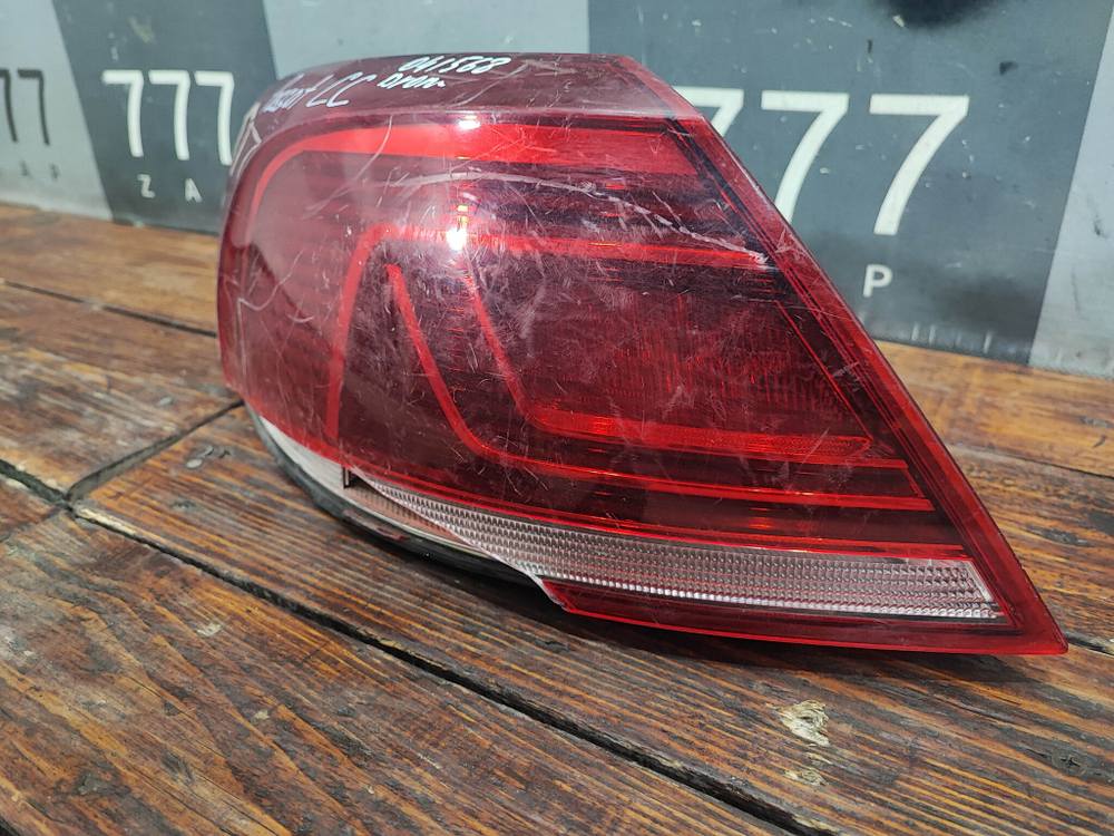 Фонарь задний левый LED Volkswagen Passat CC 11-17 Б/У Оригинал 3C8945207AD