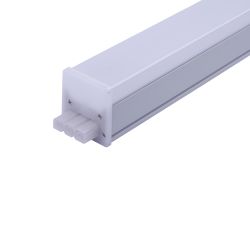 ULO-N10A-20W-6500K-L60 IP40 WHITE Светильник линейный светодиодный подвесной. Прямой. 60см. Белый свет 6500K. 2000Лм. Алюминий. Цвет белый. TM Uniel