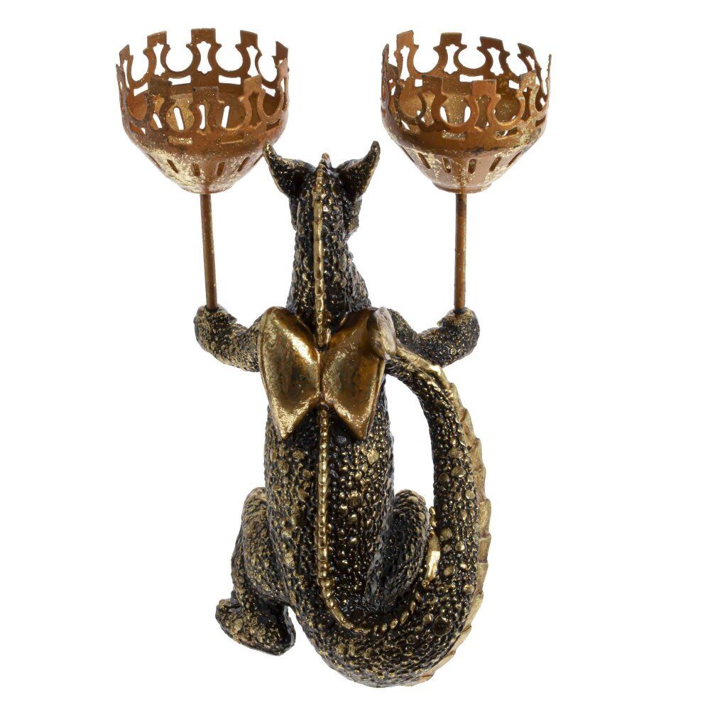 GAEM Подсвечник "Дракон", D6 см, L16 W11 H21,5 см