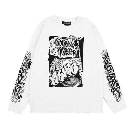 Лонгслив ARTEFACT Streets Белый/белый