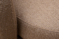 Кресло Garda Decor Napoli золотое/черное napoli-3k-santo300-beg+santo302-chzol