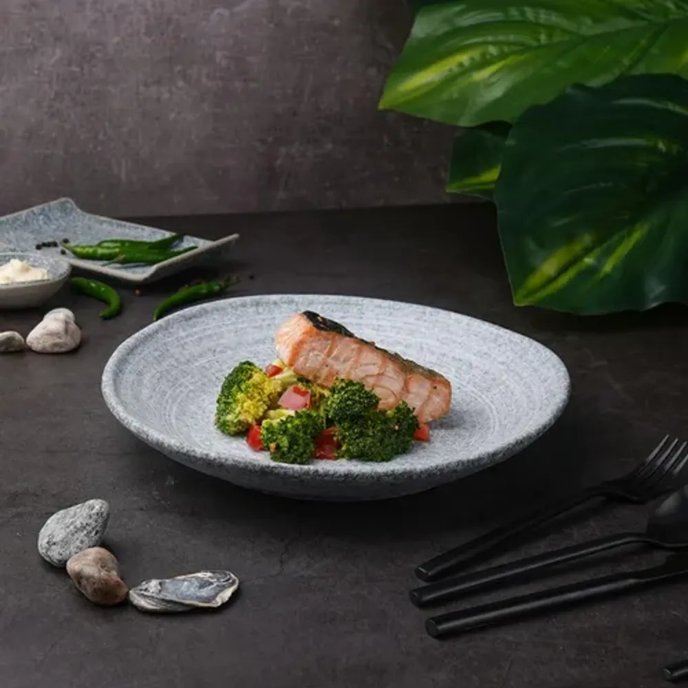 Тарелка глубокая 900 мл d 26 см h4 см Stone Untouched Taiga P.L. Proff Cuisine [4]