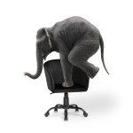 Офисное кресло Woodville Тибо черный