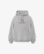 Худи Called a Garment Art Department Cotton серый