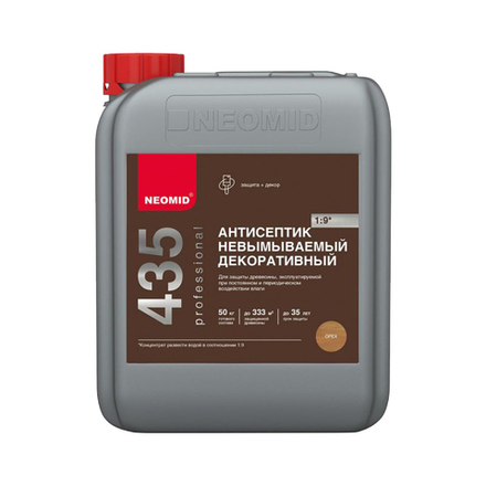 Неомид 435  (5 кг.) - финишный декоративный невымываемый антисептик