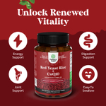 Nature's Craft, красный дрожжевой рис с коэнзимом Q10, 120 капсул