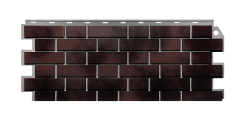 Фасадные панели FINEBER Кирпич клинкерный 3D Керамический черный