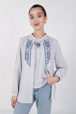 Блузка с чувашской вышивкой