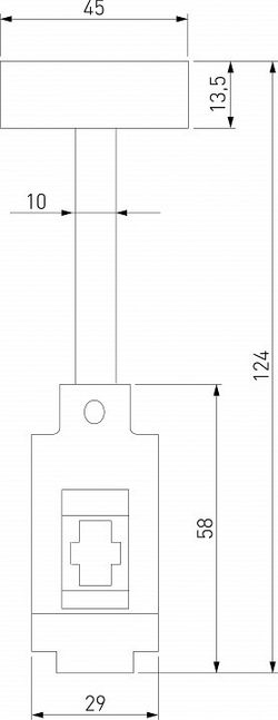 Токопровод концевой Elektrostandard Esthetic Magnetic a065433