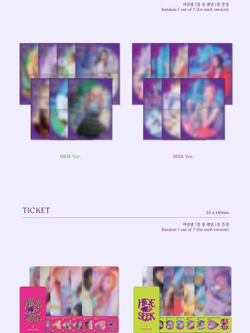 Альбом PURPLE KISS - HIDE & SEEK 2nd Mini Album HIDE Version