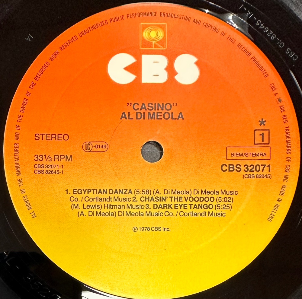 Al Di Meola - Casino (Голландия 1978г.)