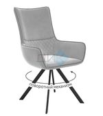 Стул DikLine 289 поворотный опоры чёрные