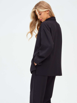 Черная рубашка Микадо