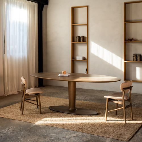 Овальный кухонный стол из массива дуба - TULP