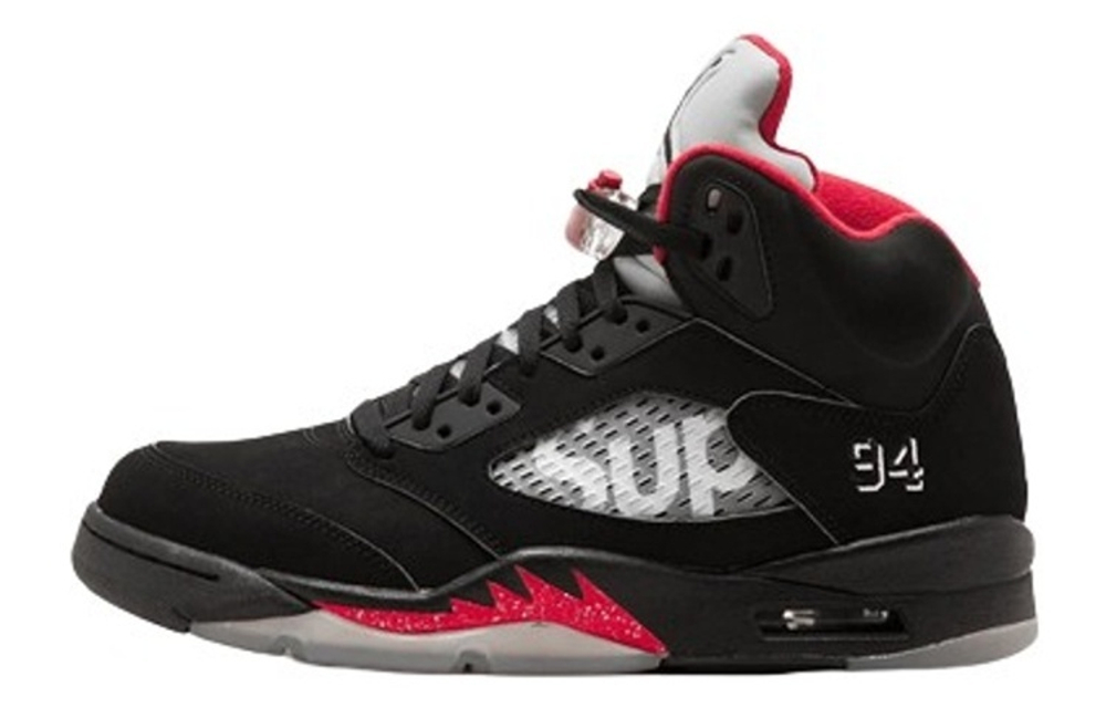 Кроссовки Supreme X Jordan Air Jordan 5 Retro Black