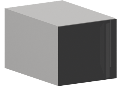 Кухня Модуль ШВГ 410 Вотан / Графит Глянец