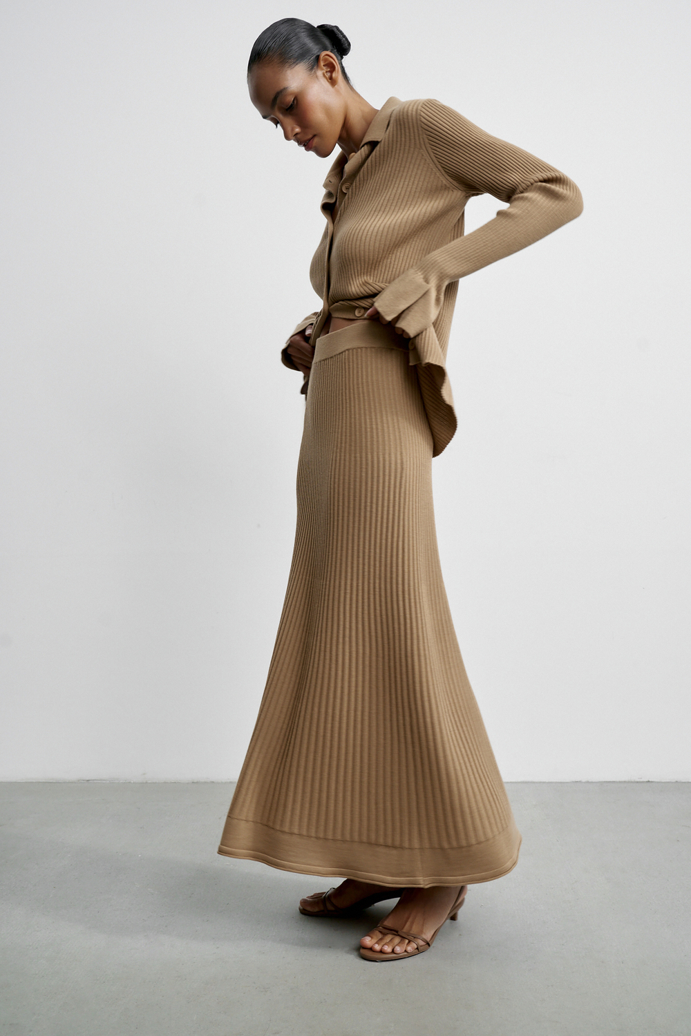 Юбка INEZ, кэмел