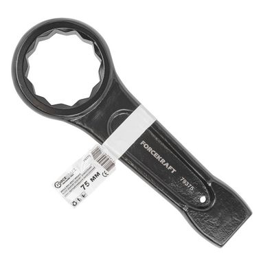 Ключ накидной ударный односторонний 75мм FORCEKRAFT FK-79375