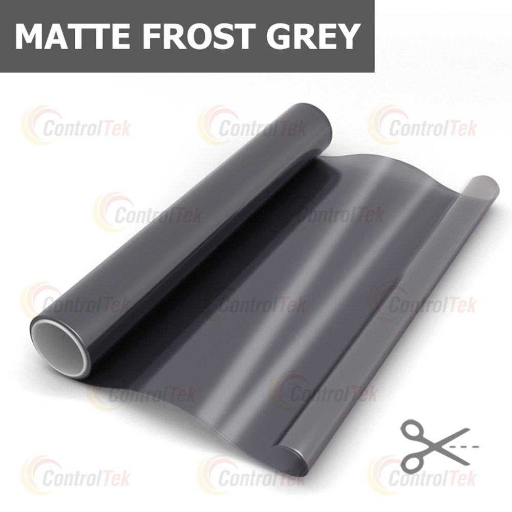 Пленка для окон декоративная MATTE FROST GREY ControlTek, на отрез