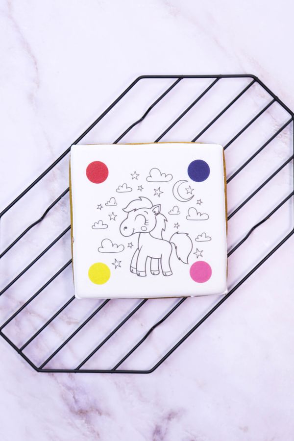 Раскраска на пряники 10см