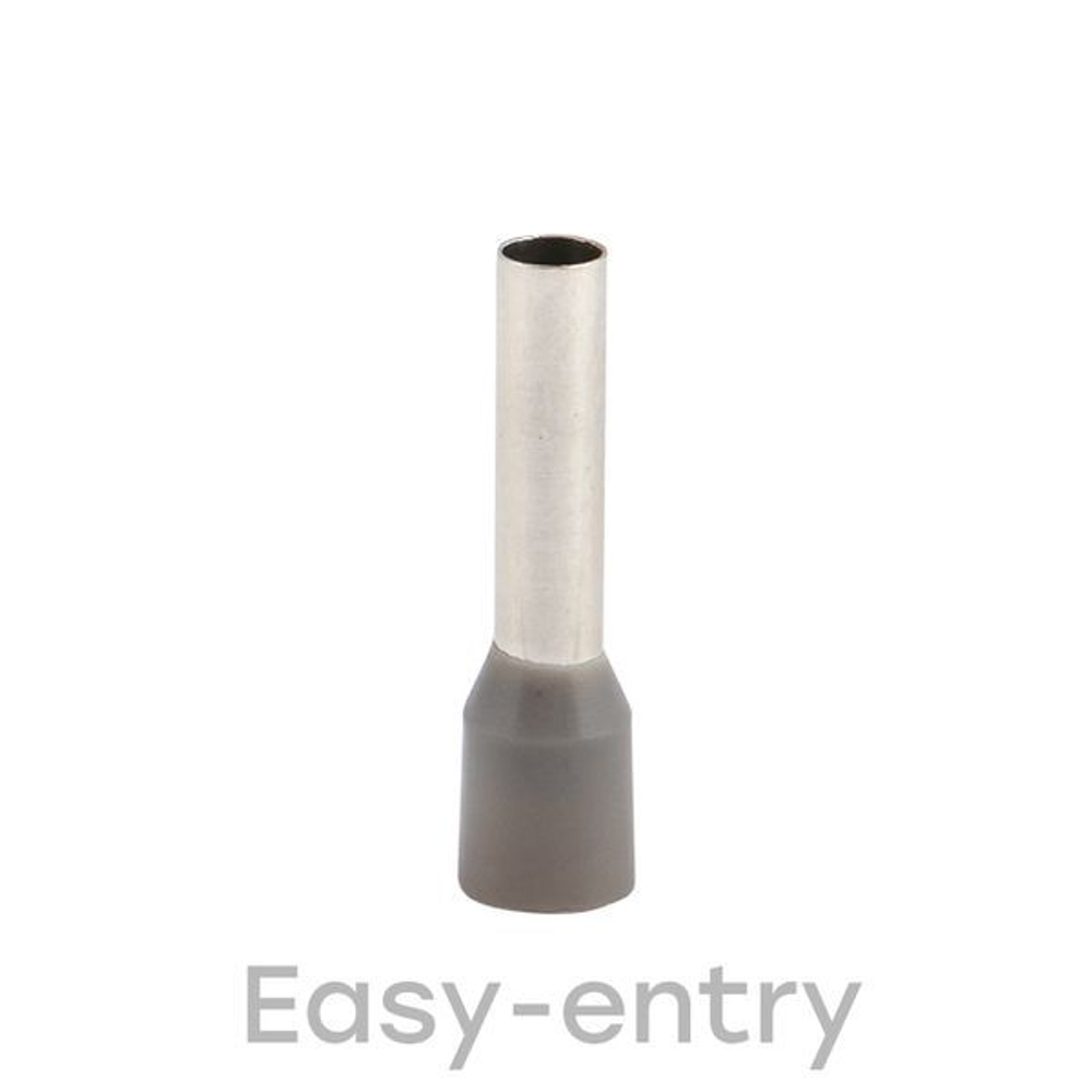 Наконечник штыревой втулочный изол. НШвИ 4.0-12 (уп.50шт) EKF nhvi-4.0-12