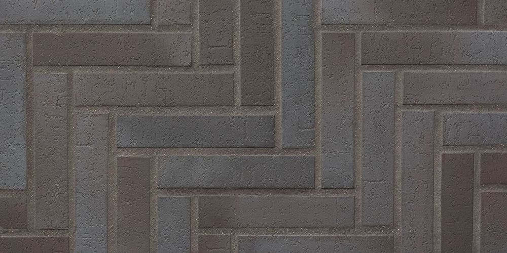 Stroeher, Spaltklinker, metallic schwarz - цвет 336, 240x52x18 - Клинкерная тротуарная брусчатка