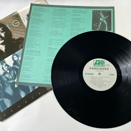 Винтажная виниловая пластинка LP Foreigner Double Vision (Япония 1978) (Без Оби)