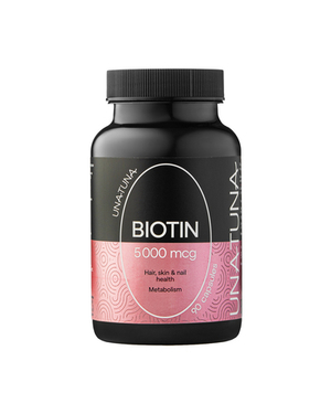 UNATUNA Biotin 5000 мкг, 90 капсул
