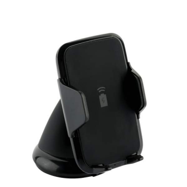Автомобильное беспроводное Qi зарядное устройство Deppa Crab Qi Fast Charge D-55155 для 3.5"-5.9" (5-9V/ 1.5A 5-10W) Черный