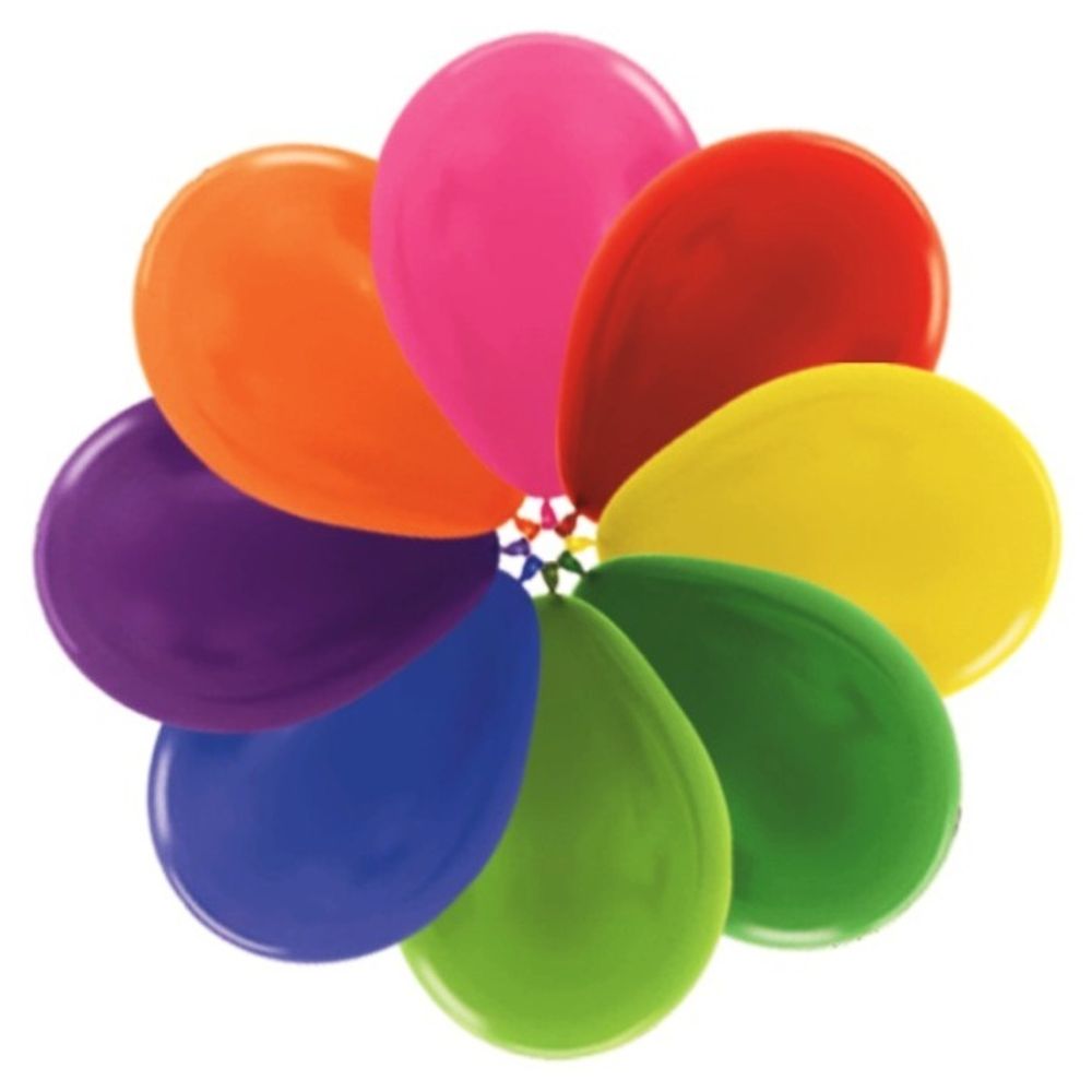 Воздушные шары Sempertex, цвет 500 металлик, ассорти, 100 шт. размер 10&quot;