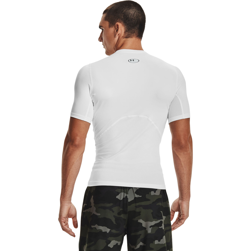 Мужское теннисное поло Under Armour Heatgear Comp T-Shirt Men - White, Black