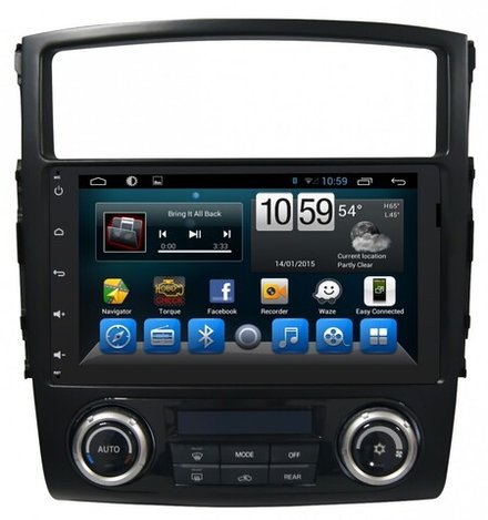Магнитола Mitsubishi Pajero 4 2006-2022 - Carmedia KR-9050-S10 Android 10, ТОП Процессор, 4ГБ-64ГБ, SIM-слот
