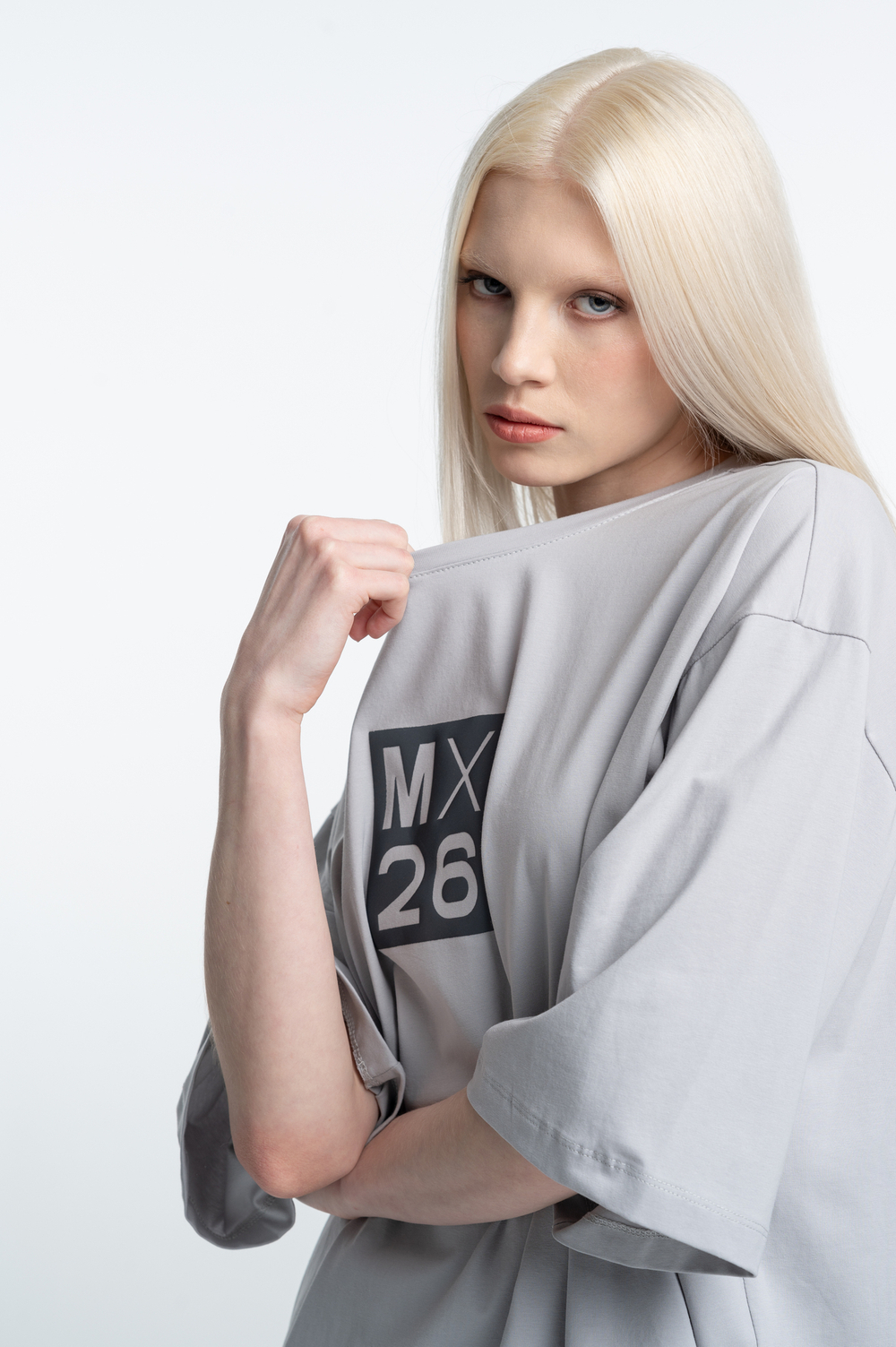 Футболка oversize из легкого трикотажа