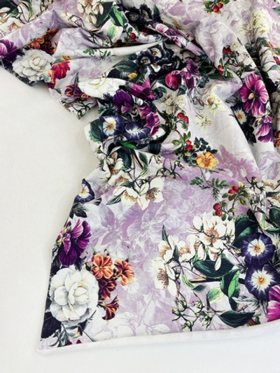 ЛИЛОВЫЙ РАЙ №17 - Футер 2х-нитка с лайкрой, пенье Didgital