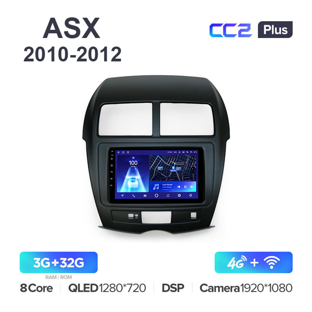 Teyes CC2 Plus 9"для Mitsubishi ASX 2010-2012