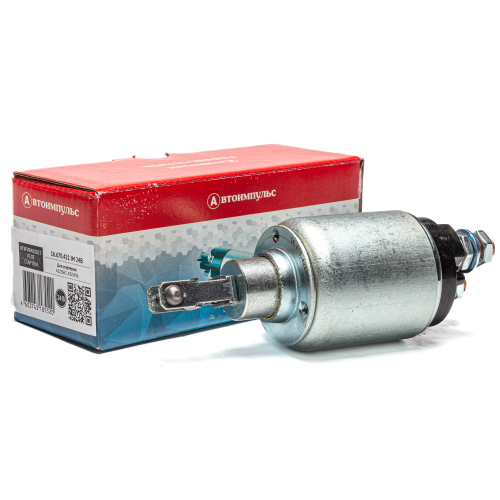 Втягивающее реле стартера (AZJ3367, AZJ 3436) (11.131.522), КамАЗ, ЛИАЗ, УРАЛ, ЗИЛ, ЛАЗ, ВгТЗ, КЗК, 24 В