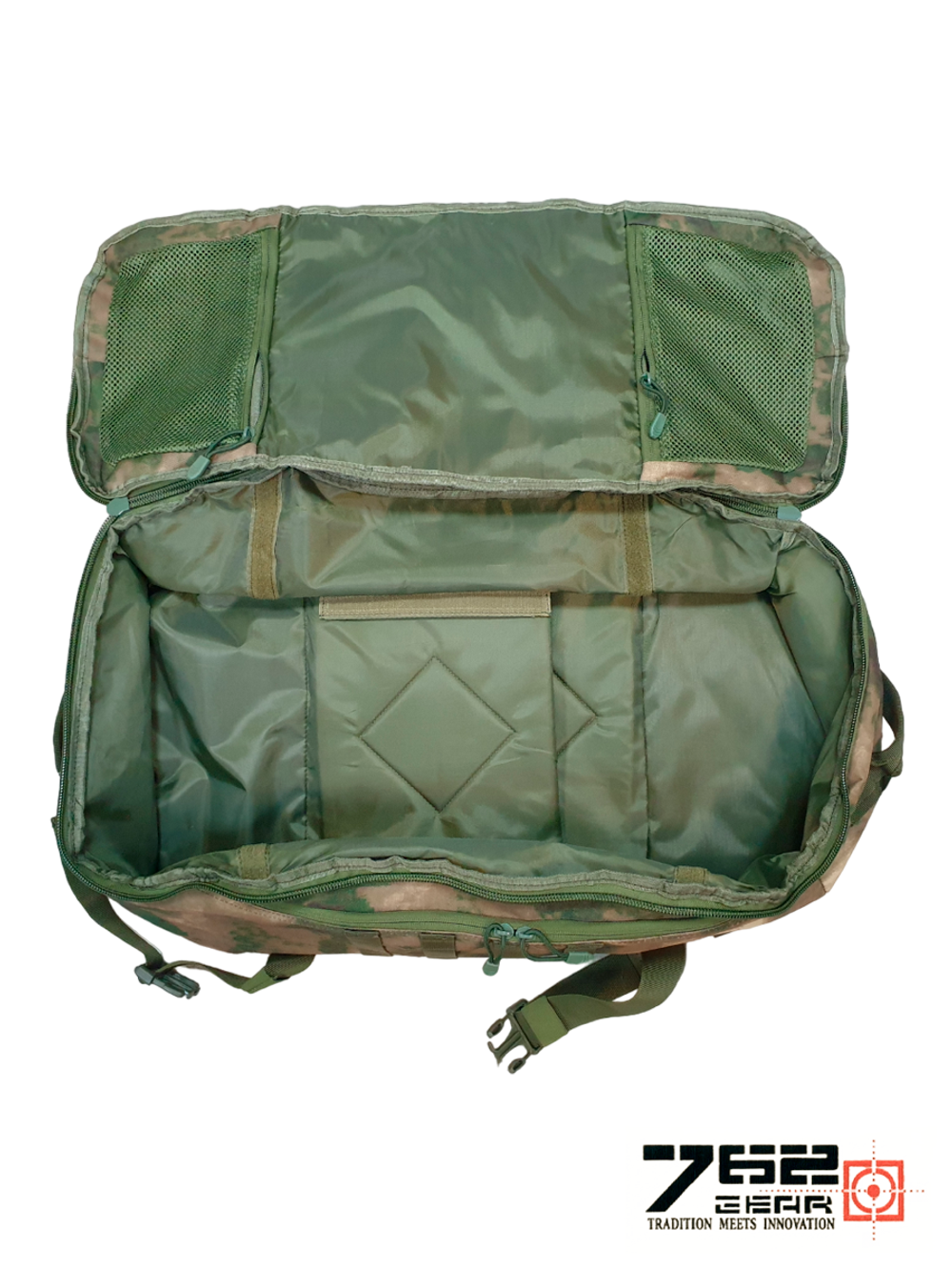 Сумка-рюкзак тактическая Tactica 7.62 Gear, 55 л (8825). Мох