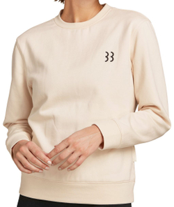 Женская Кофта теннисная Björn Borg Stockholm Crew W - whitecap gray