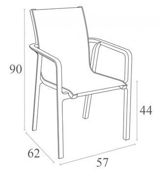 Кресло пластиковое Pacific