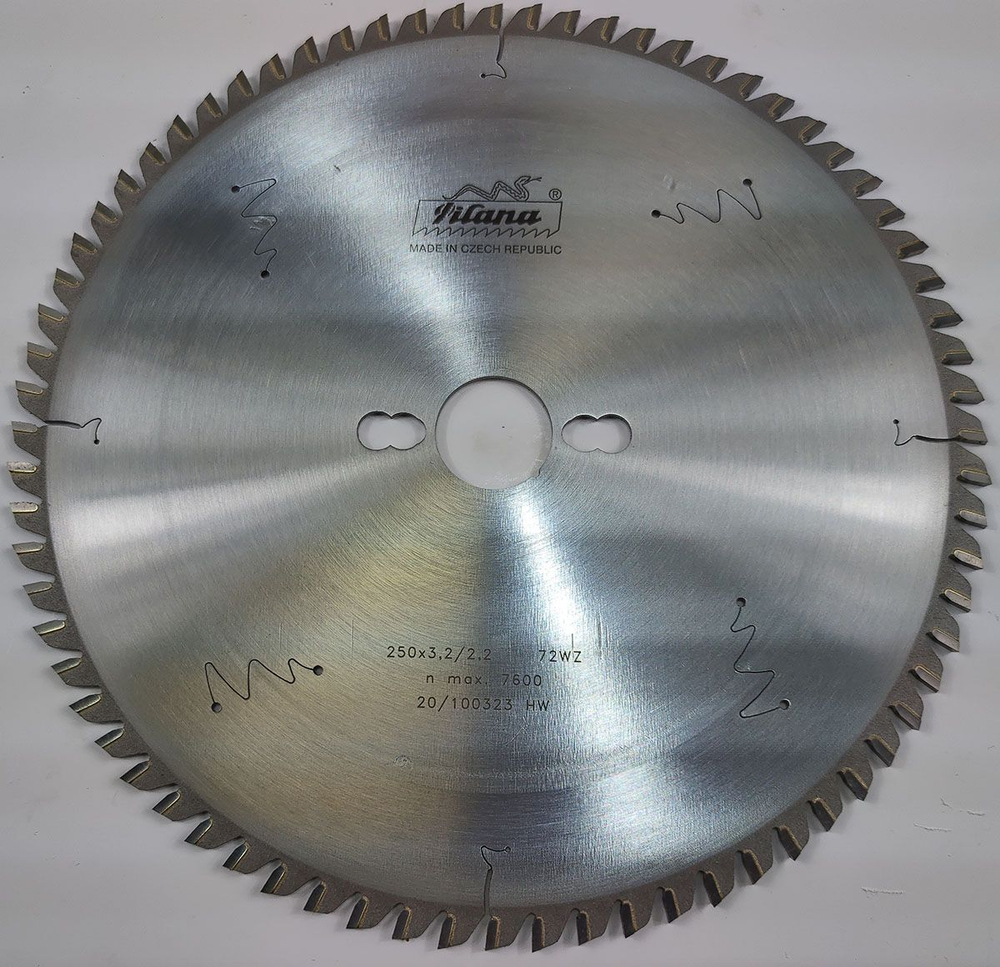 Пила дисковая TCT "Pilana" 250x3.2/2.2x30 z72 81-11 WZ