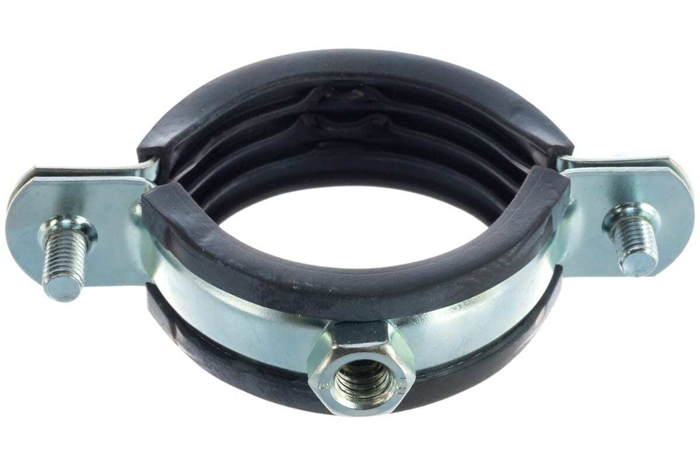 Трубный хомут с гайкой ЗУБР 1 1/2", 8 штук, оцинкованный 37850-47-52