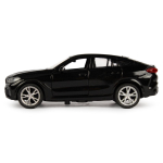 Модель ин. мет. "BMW X6" 12см, двери, багажник, черный, коробка X6-12-BK (Технопарк)