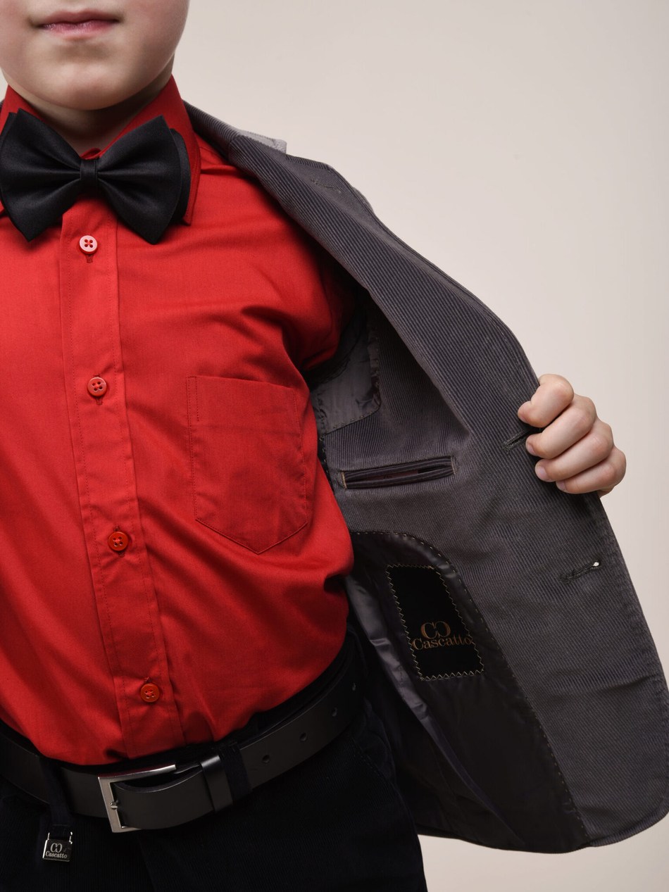 Пиджак для мальчика из вельвета