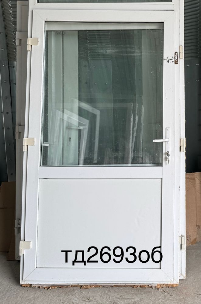 Дверь Пластиковая Б/У 206(в) х 114(ш) Входная